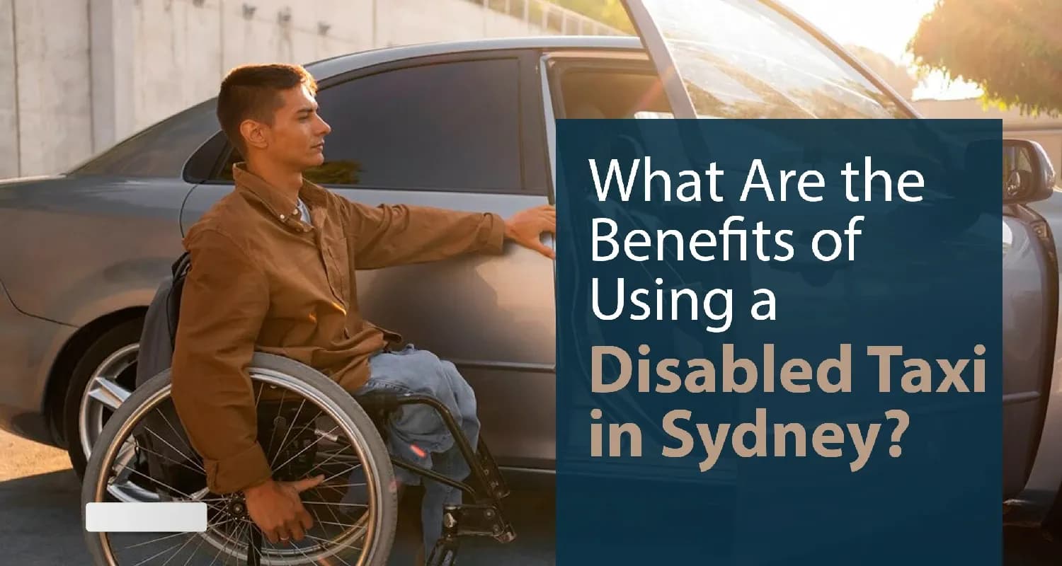 Wheelchair accessible taxi supporting a passenger in Sydney