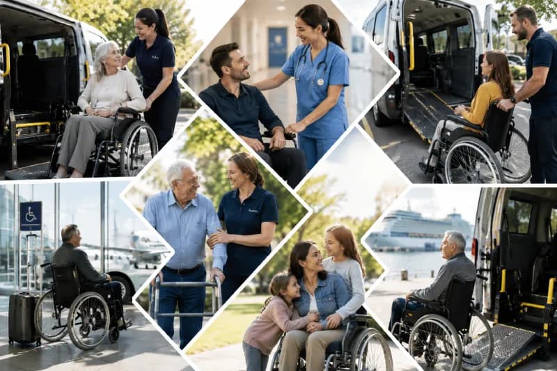 Wheelchair taxi providing local transport across Sydney suburbs