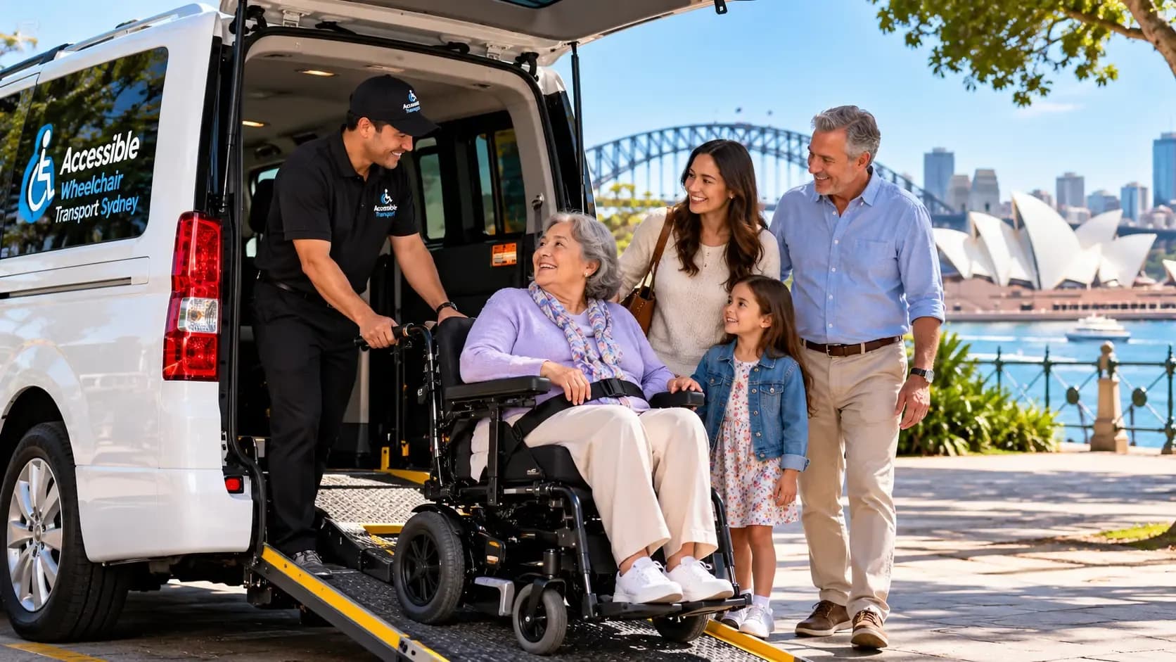 Wheelchair accessible family transport Sydney