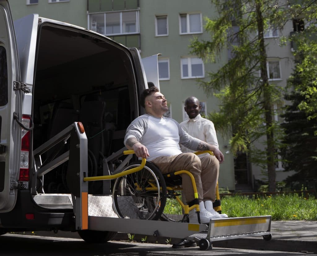 Wheelchair taxi at Sydney Airport